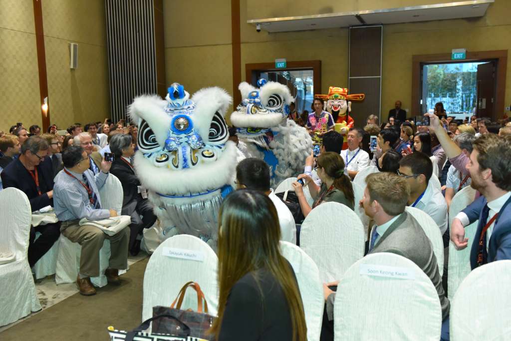 people looking at performers